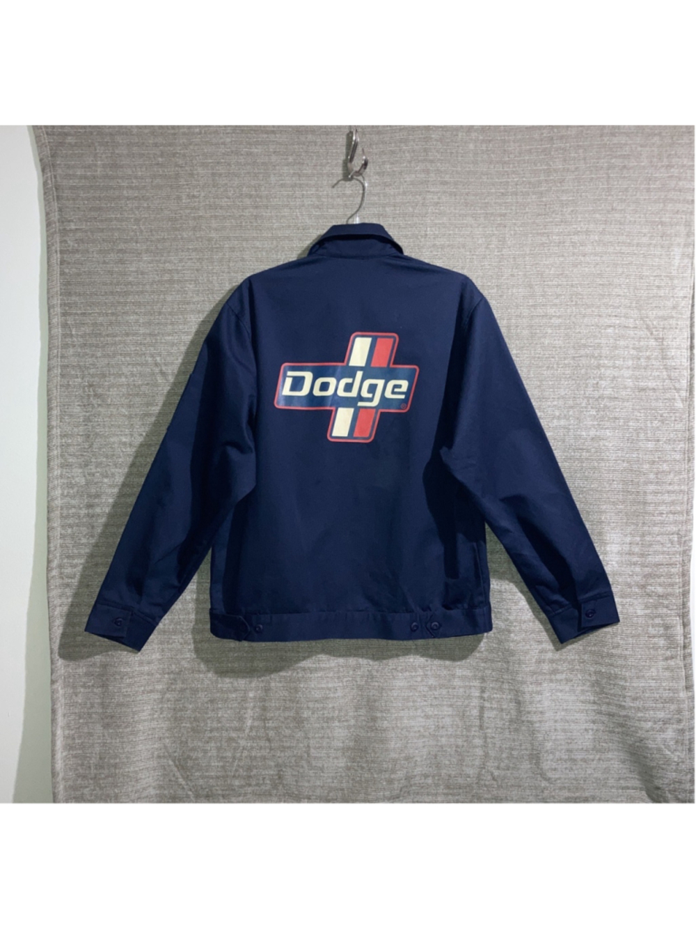 Vintage Dodge Racing Workwear Jacket Men’s Mechanic’s Work Cotton Full Zip M New